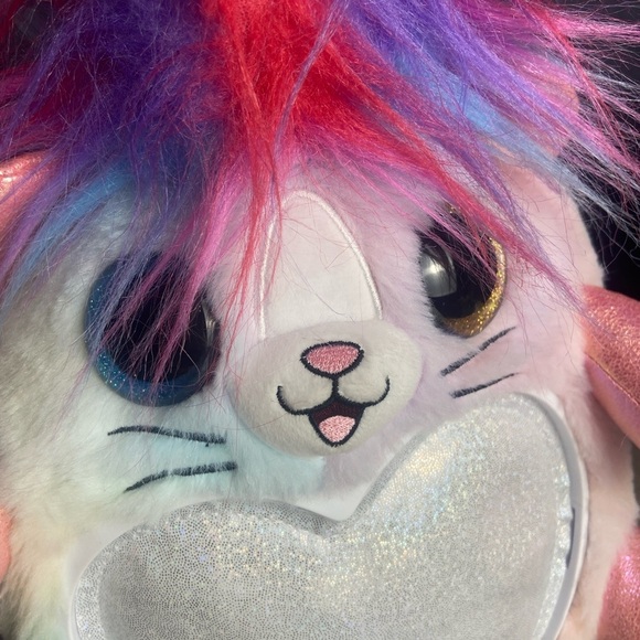 Zuru Rainbocorns Wild Heart Surprise Unicorn Rainbow Cat Plush Stuffed Toy Wings - Picture 7 of 10